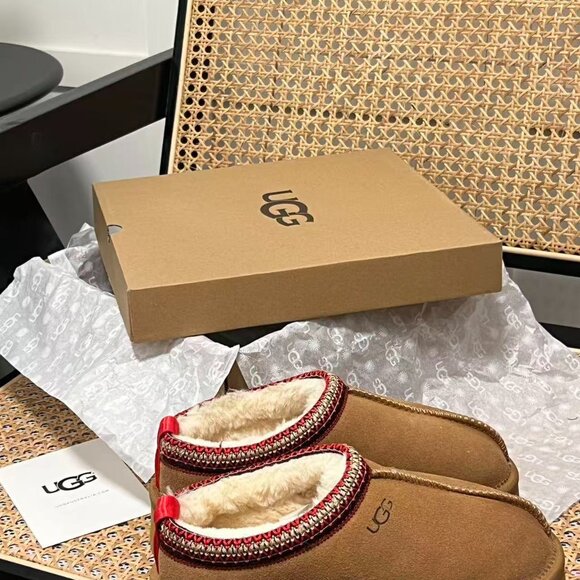 Ugg Tazz Platform Slippers Chestnut - Picture 2 of 9